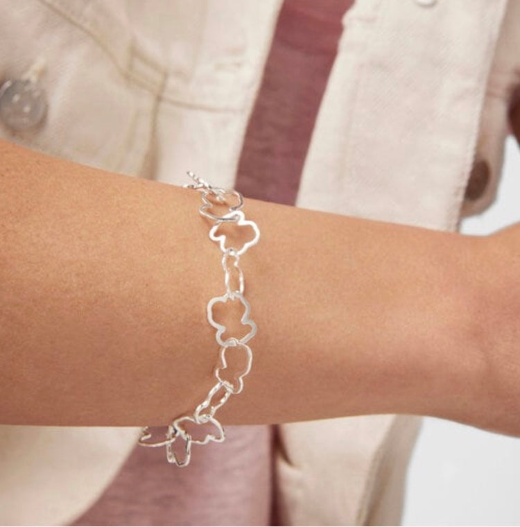 Silver TOUS Carrusel Bracelet 19cm.